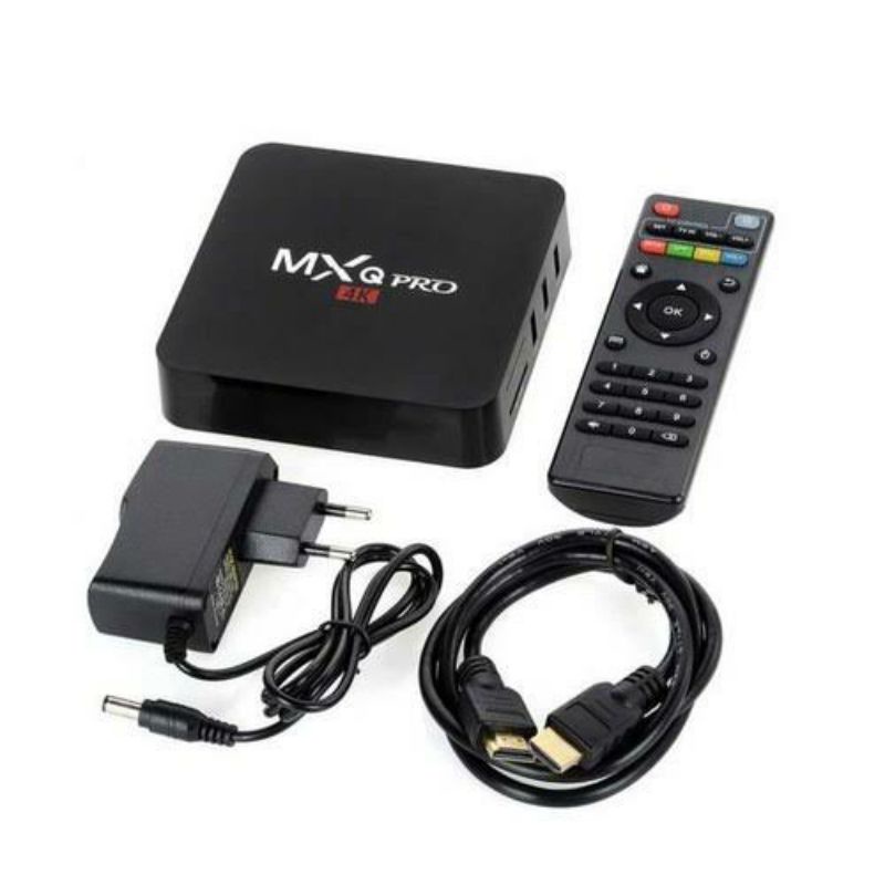 STB Terlaris Android TV BOX MXQ - PRO 4K 5G Smart TV Box Media Player Tv 2gb Rom 16gb Android 10