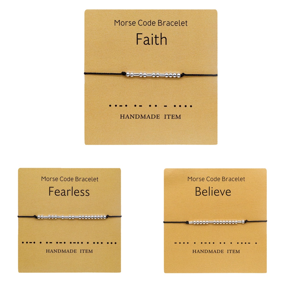 Hu Hu Hu Hu Hu Alat Bantu Pasang Kacamata♡ Gelang Persahabatan Adjustable Untuk Unisex