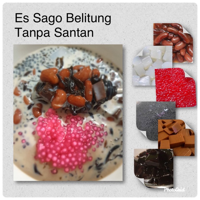 

Es Sago Belitung Tanpa Santan