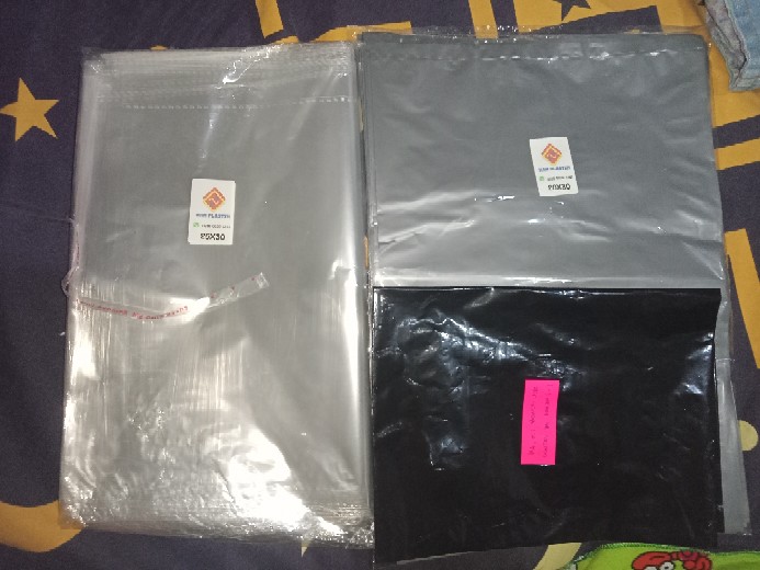 Grosir Plastik Opp  25 X 30 Cm / Per Lembar / Seal / Plastik Onlineshop / Plastik Kemasan