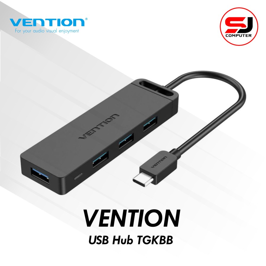 VENTION USB 3.0 Type-C HUB With PowerSupply 0.15 M | TGKBB