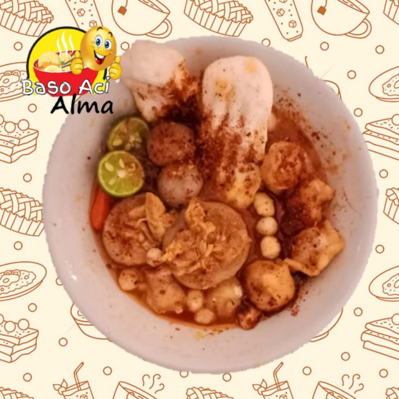

Baso Aci Ayam Suir Jumbo Mercon Pedas Bakso Boci Instan Khas Garut