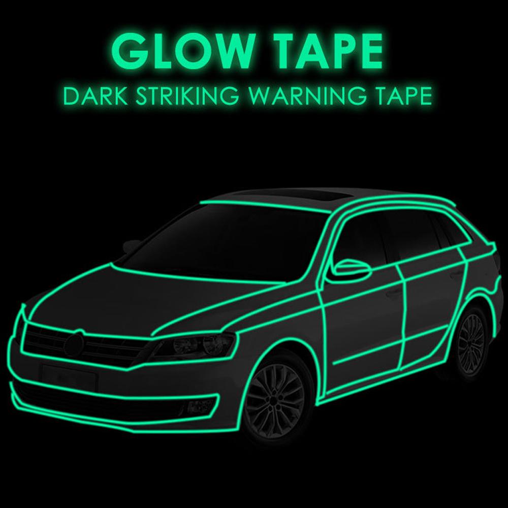 NICKOLAS1 Luminous Stiker Neon Tape Alat Pancing Pancing Perban Glow Gelap Self luminous Strip Luminescent Glow Tape Perekat Diri