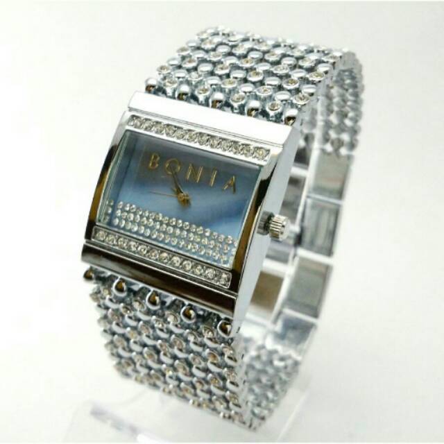 Jam Bonia Kotak Silver