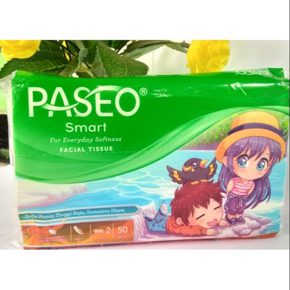 Tissue Passeo 2ply 50 Sheet Smart Travel pack 1pack Isi 50 Lbr Tisue Tisu 2 Ply