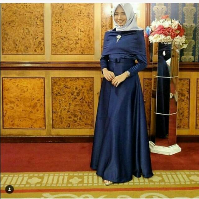 LONGDRESS MUSLIM / HIJABERS WANITA / LONGDRESS PESTA / BAJU UNDANGAN / LONG DRESS MUSLIMAH MODEREN