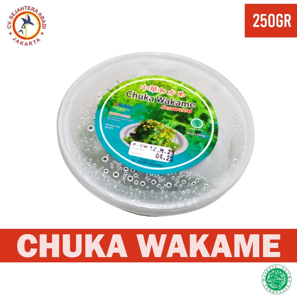 CHUKA WAKAME RUMPUT LAUT - 250gr (HALAL)