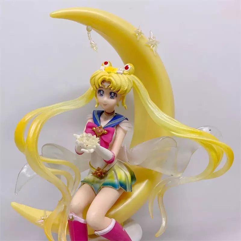 Figure Sailor Moon eternal Glitter bright Moon Legendary Silver Crystal Statu Bulan Sabit