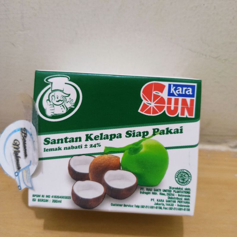 

SUN KARA Kotak 200ml Santan Instant