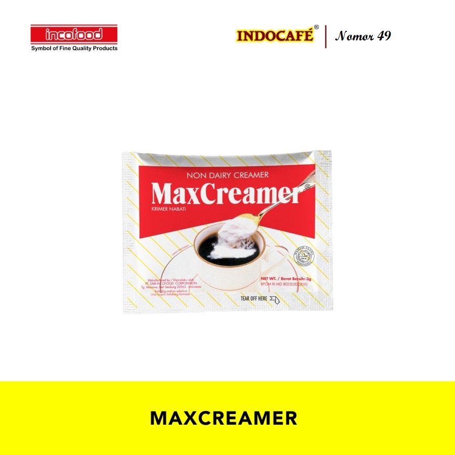 

MaxCreamer (50 sachet) Pelengkap Kopi / Pengganti Santan / Susu Bubuk
