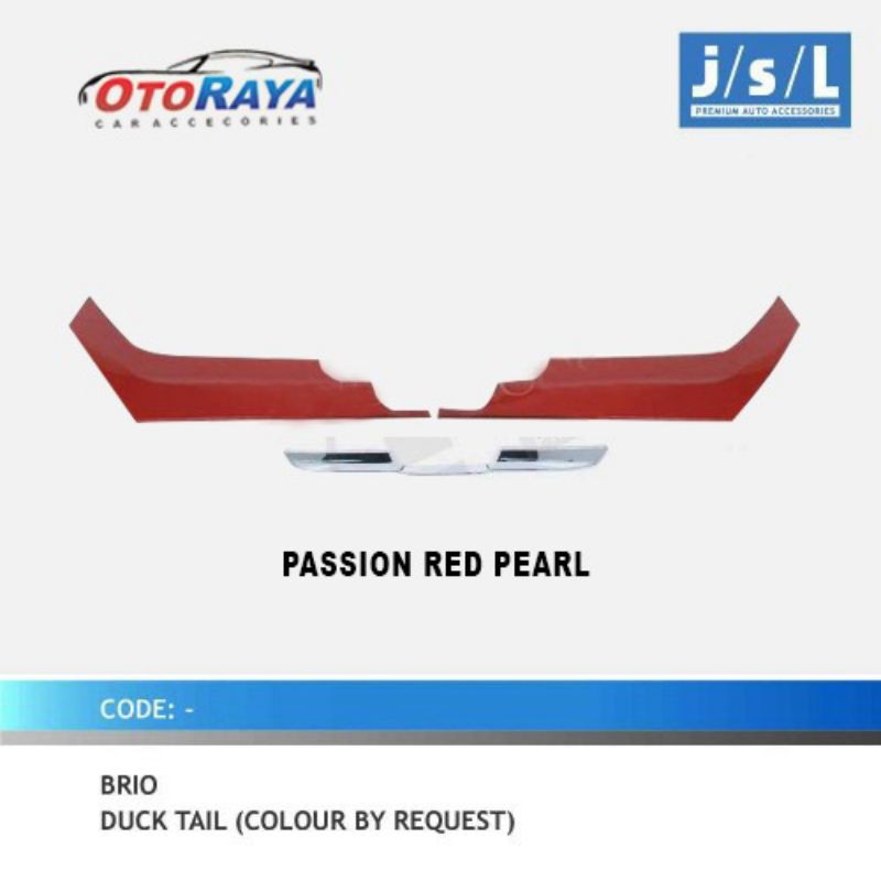 Ducktail Duck Tail Brio Lama PASSION RED By JSL