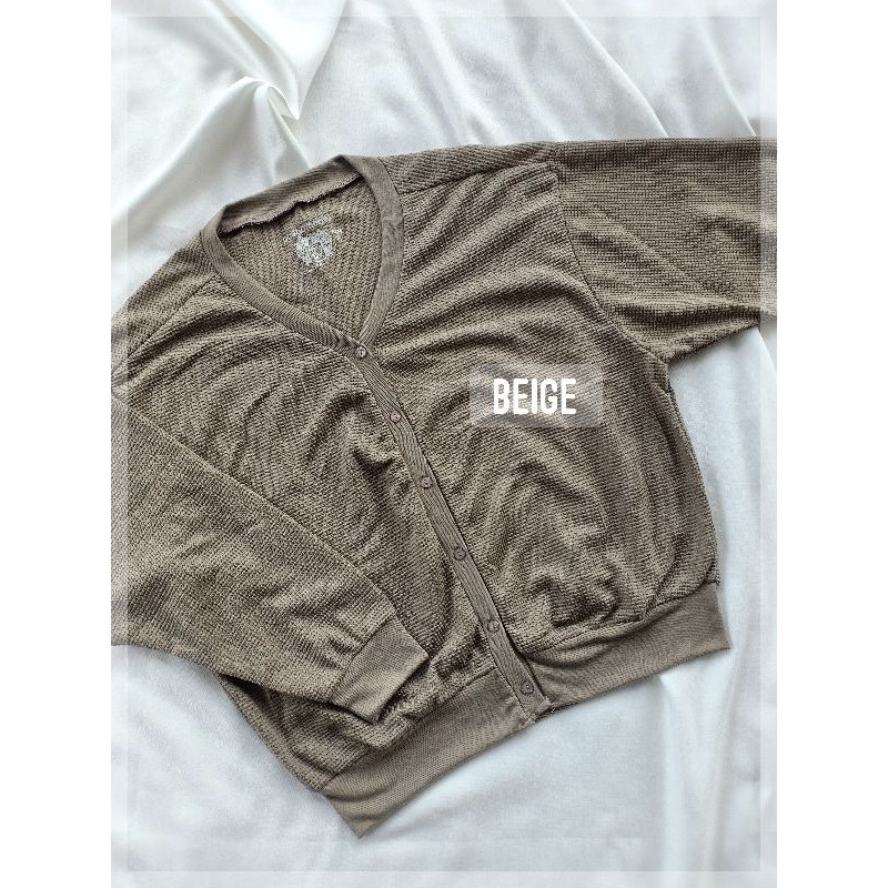 Cardigan wanita Phenomenal branded I Outer I Cardi waffle I Cardy rajut I Kardigan halus premium-2