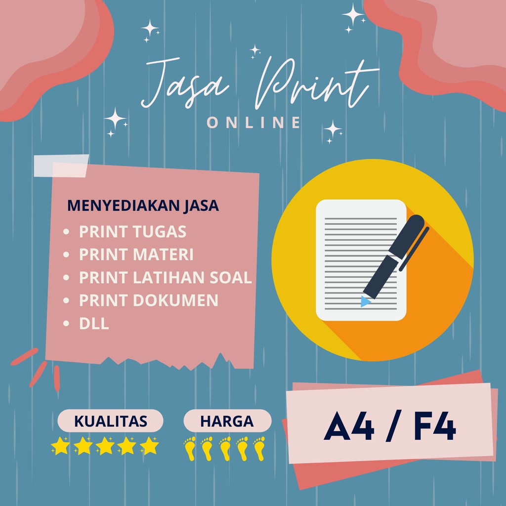 

JASA PRINT ONLINE BERKUALITAS - MURAH - HVS SINAR DUNIA