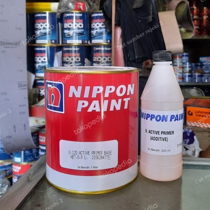 Nippon Paint Active Primer Cat Dasar Galvanis/Stainless/Alumunium Termurah