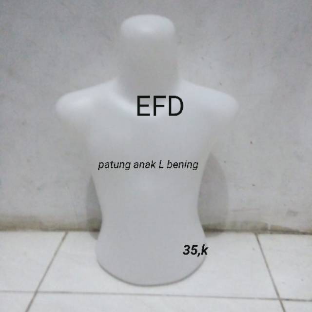 Manekin setengah badan anak L bening
