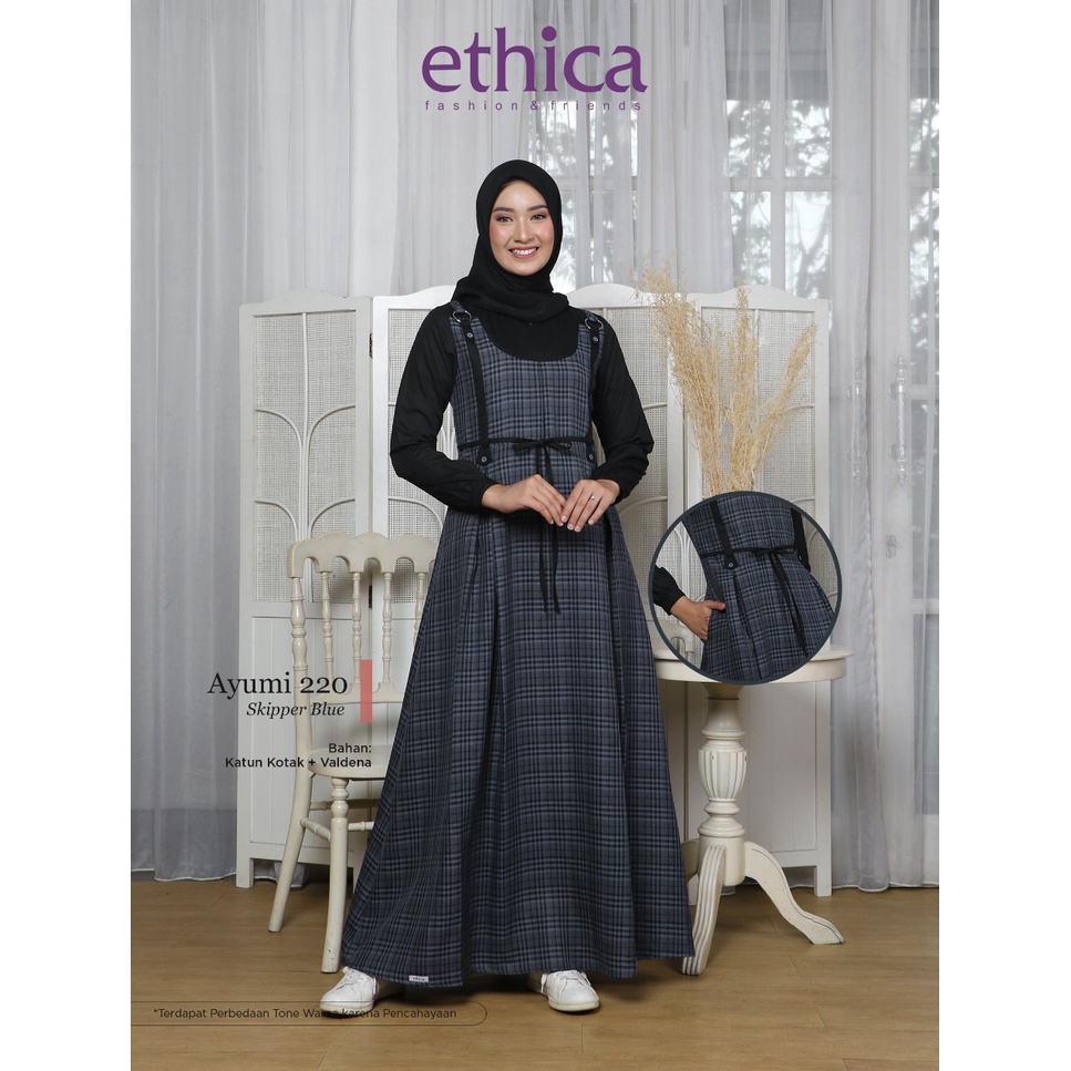 GAMIS TERBARU 2021 ETHICA AYUMI 220 SKIPPER BLUE