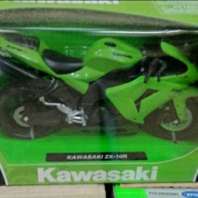 Diecast MOTOGP Kawasaki  ZX-10R Newray Skala 1:12