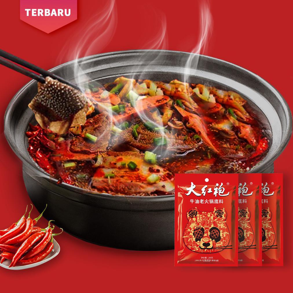

Best Seller 【China Terkenal！】Hot Pot Base 150Gr/Hotpot Seasoning /Bumbu Instan- Mala Spicy