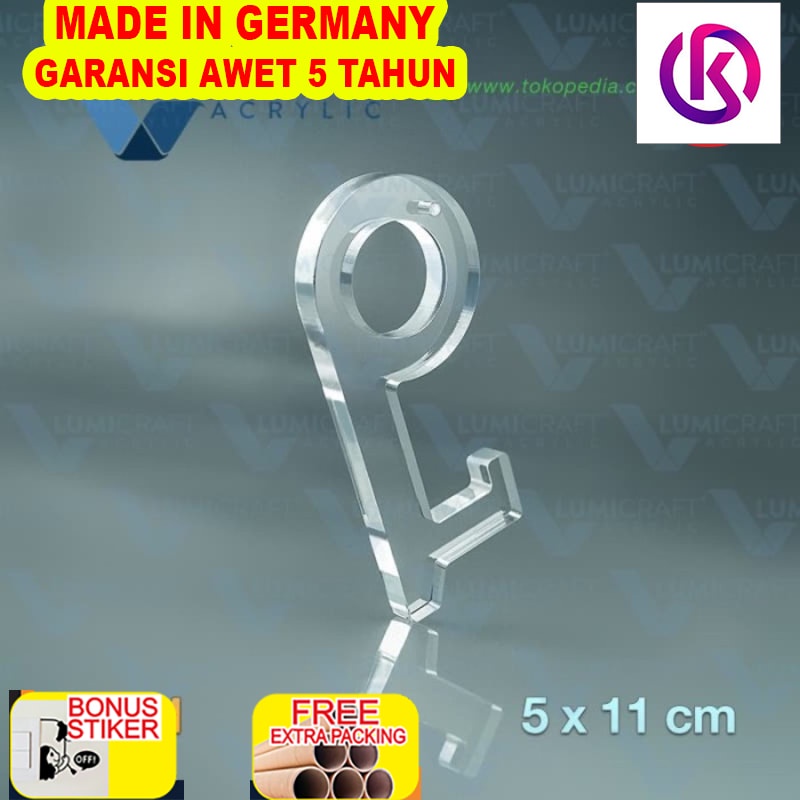 

Murah Cofing / Corona Finger Acrylic 8mm Tebal| CF-01