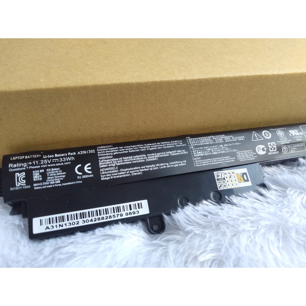 BATERAI LAPTOP ASUS X200,X200CA,X200MA,BATERAI LAPTOP ASUS ORIGINAL,BATERAI LAPTOP BARU