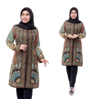 NEW MOTIF Tunik  Batik  Victory Baju Batik  Wanita Seragam 