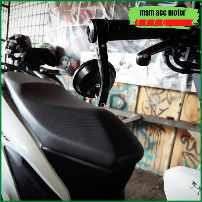 Bar End Spion Jalu Bulat (UNIVERSAL) - AEROX Nmax Vespa PCX ADV VARIO