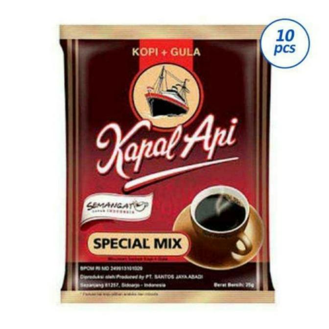 

Berkualitas Kapal Api Special Mix Per Renceng 25Gr X 10 Sachet Limited