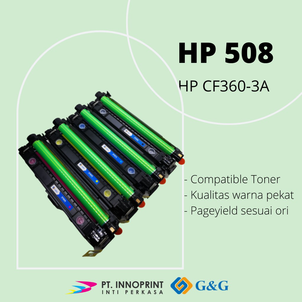 Cartridge Toner Hp Laserjet 508 A CF360A - CF361A - CF362A - CF363A