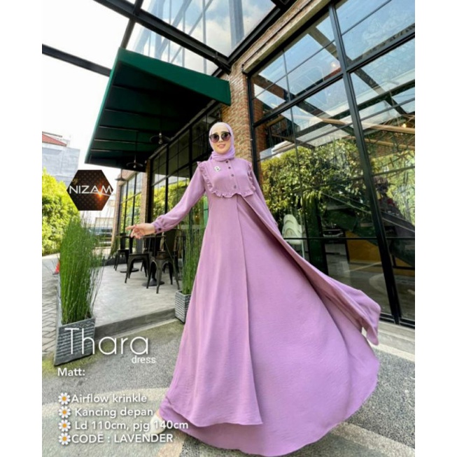 Anindya Thara Dress Gamis Original Nizam