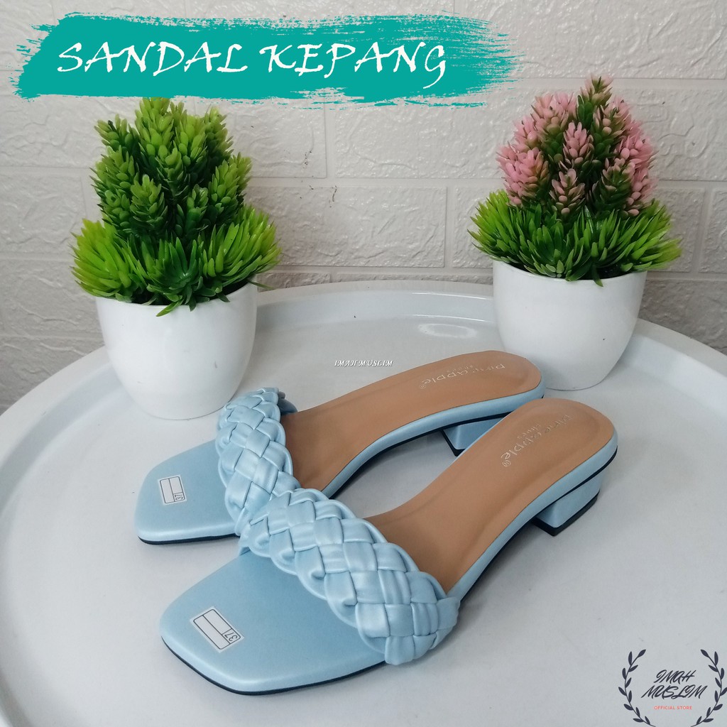 SENDAL WANITA SANDAL PINEAPPLE ORI SELOP TALI KEPANG BISA COD