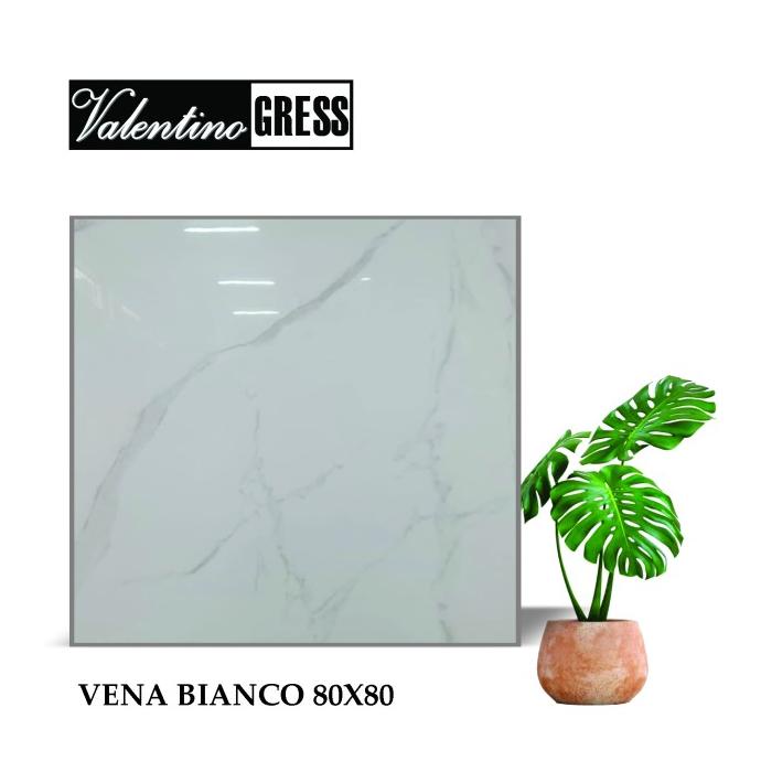 GRANIT VALENTINO GRESS VENA BIANCO 80X80