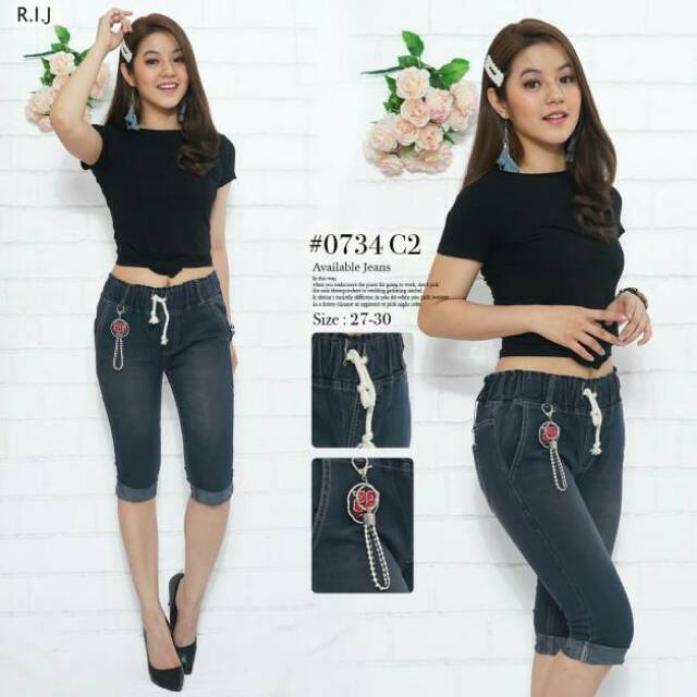 CELANA RIJ ANGKA 85 JEANS 0734