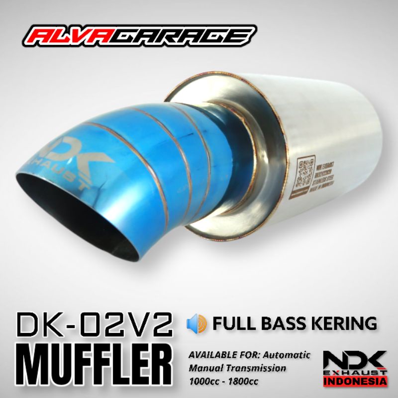 ndk exhaust DK-02V2 suara bass kering NDK Exhaust