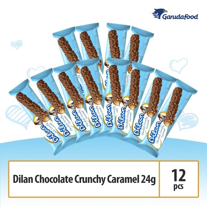 

GERY DILAN CRUNCHY CHOCO CARAMEL 24 GRAM BOX ISI 12