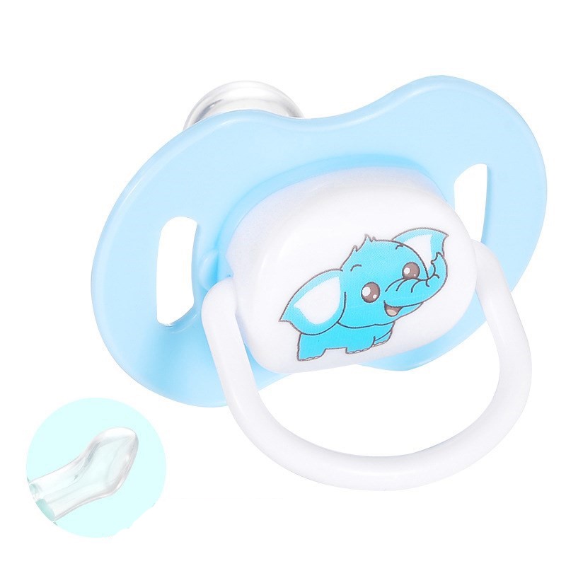 Empeng bayi/BAYI/Dot Bayi/Empeng Bayi Biasa/EMPENG DOT-Kepala datar biru