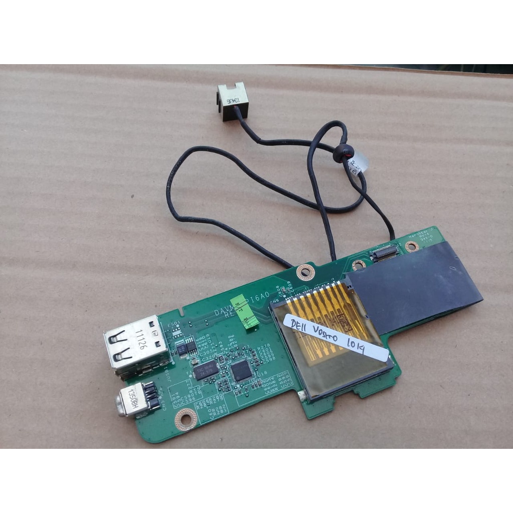 Board USB Dell Vostro 1014 Port Soket Konektor Laptop Ori Second