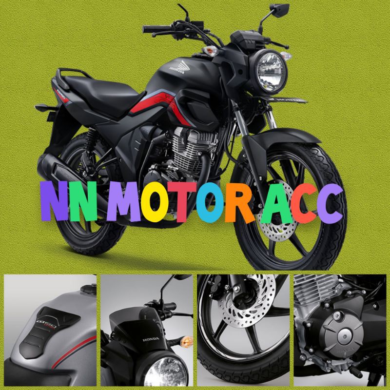 PAKET LENGKAP AKSESORIS HONDA CB VERZA 150 ORIGINAL HONDA (BONUS GEMBOK CAKRAM)