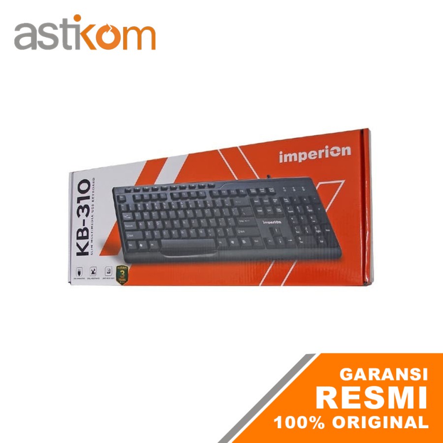 KEYBOARD USB MULTIMEDIA IMPERION KB-310 IMPERION KB310 Keyboard Murah