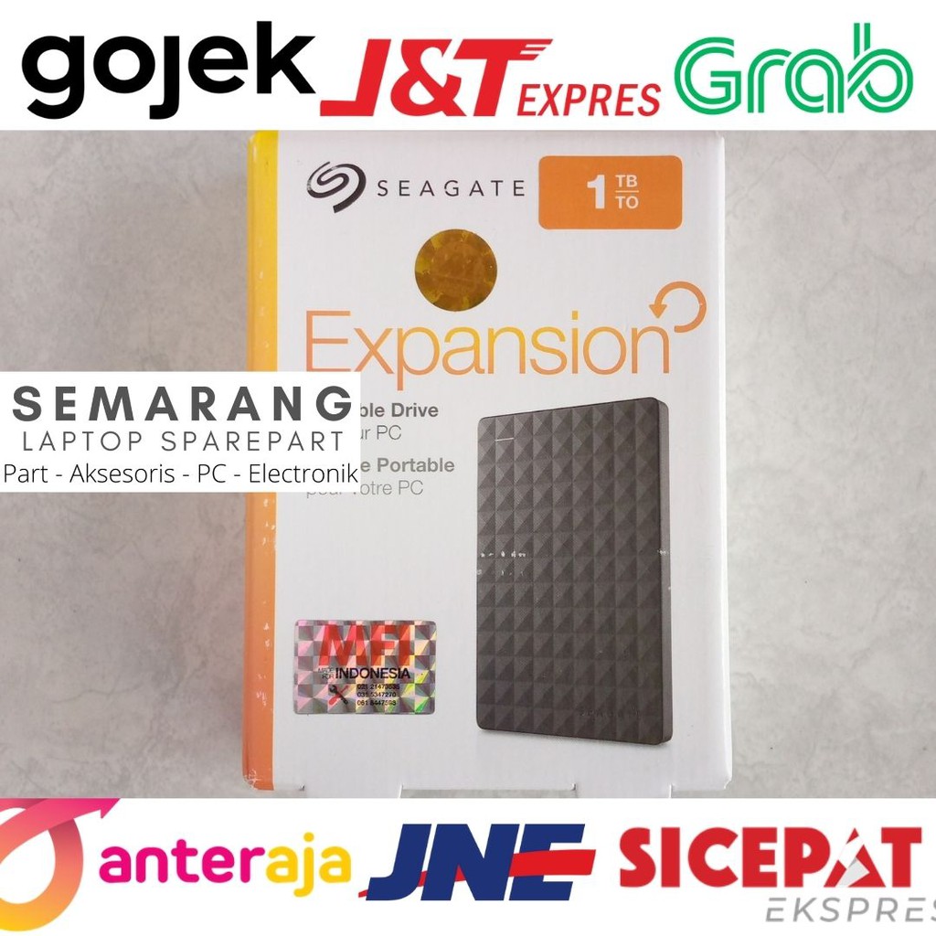SEAGATE EXPANSION 1TB 3.0 ORIGINAL Hardisk Hdd External Eksternal 1Tera 1 Tb Tera