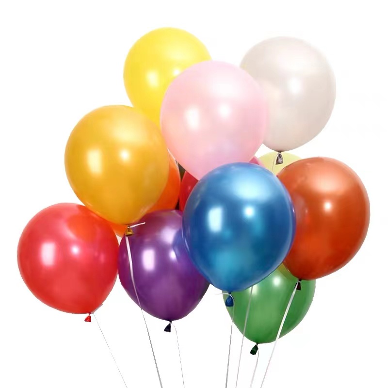 Balon Pearlescent  Balon Lateks 10 Inch Pearlescent Pernikahan Dekorasi Pesta Dekorasi Balon Metalik