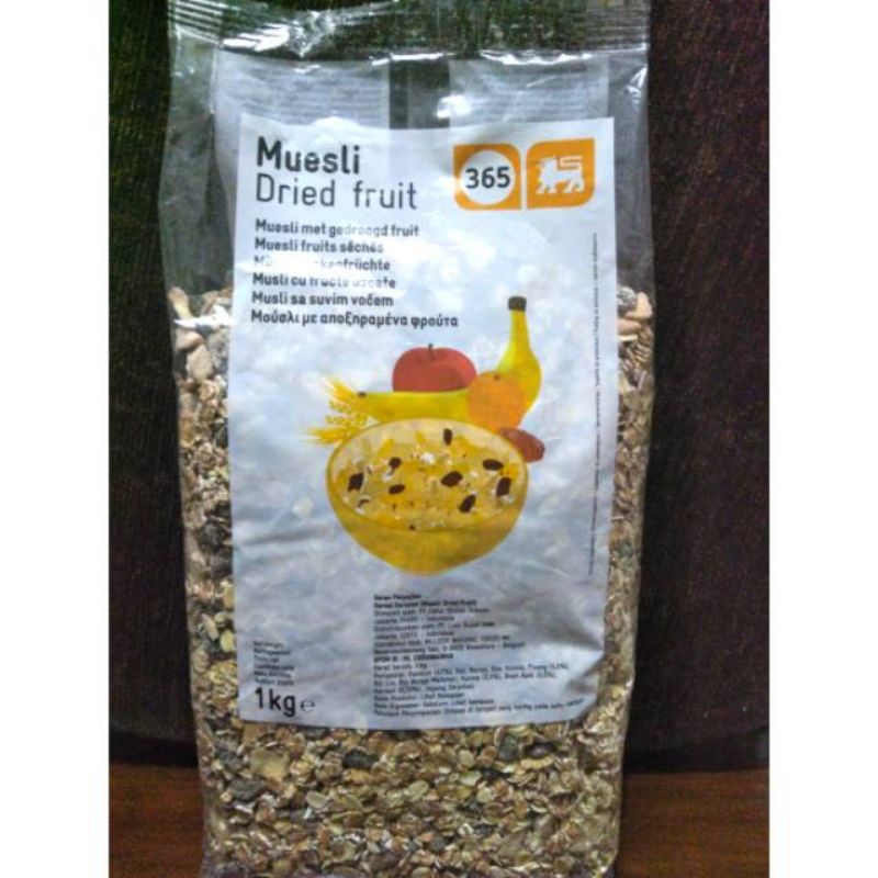 

Muesli Superindo Repack kemasan 500gr dan 250gr
