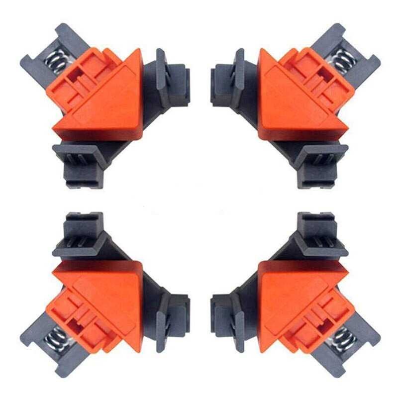 Penjepit Sudut Kayu Siku 90 Derajat 4 Pcs Corner Clamp Clip Range 22mm