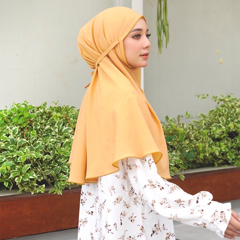 Luna bergo instant / hijab daily instant / bergo crochet / hijab instant-7