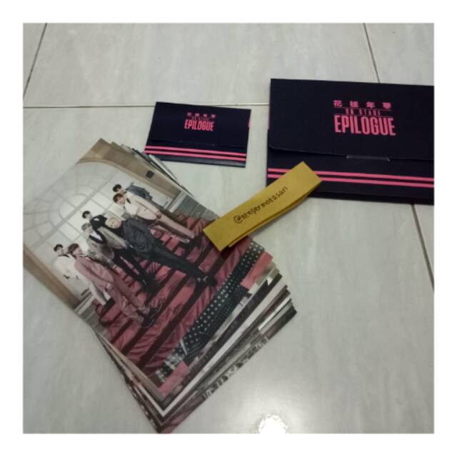 BTS ON STAGE EPILOGUE PHOTOCARD