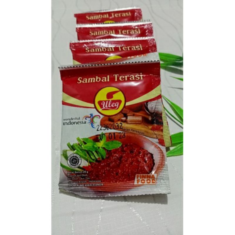 

Sambal/uleg/terasi/finafood(12sachet)