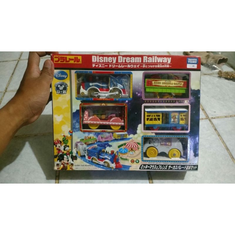 Diorama-Diecast Kereta Takara Tomy-Tomytec-Plarail Disney Pixar Dream Railway Mickey Mouse Friends C