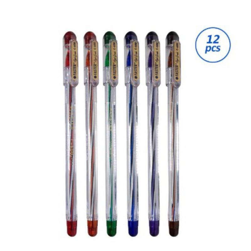

HJK Pulpen Faster C600 Extra Fine 0.7mm ( 1pak/12pcs )