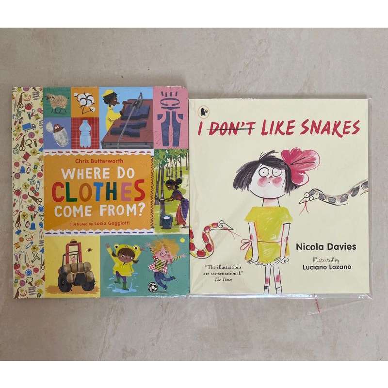 Where Do Clothes Come From and I Dont Like Snakes