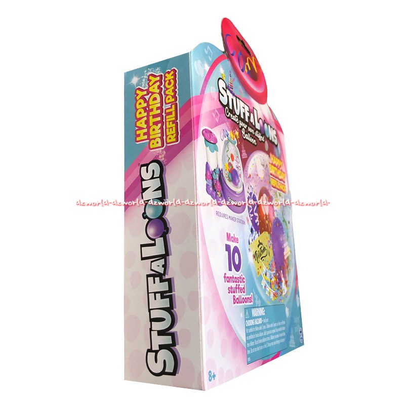 Stuffaloons 10pcs Create Your Own Stuffed Ballon Happy Birthday Refill Stufa Balon Untuk Pesta Ultah