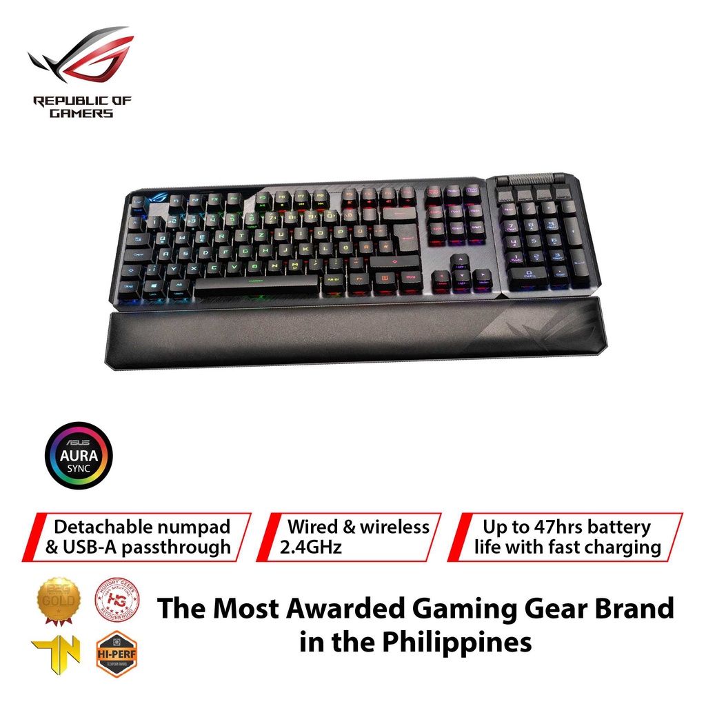 ASUS ROG CLAYMORE II - Mechanical Gaming Keyboard MA02